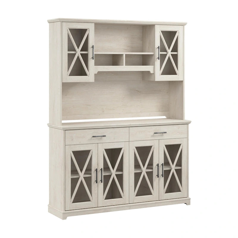 60W Sideboard Buffet Cabinet with Hutch