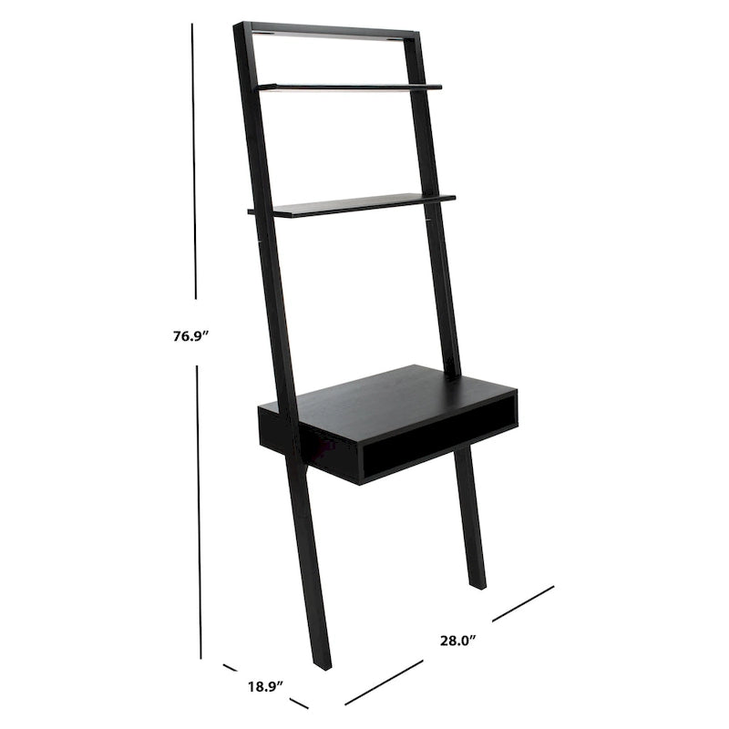 2-Shelf Leaning Desk