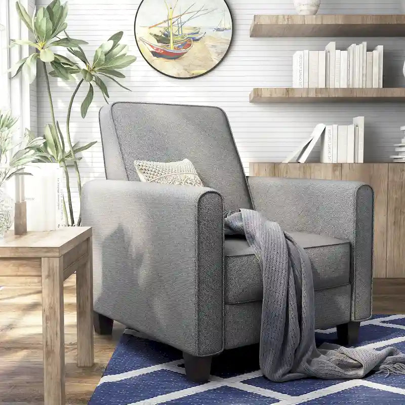 Haynes Traditional Fabric Welted Padded Recliner Chair