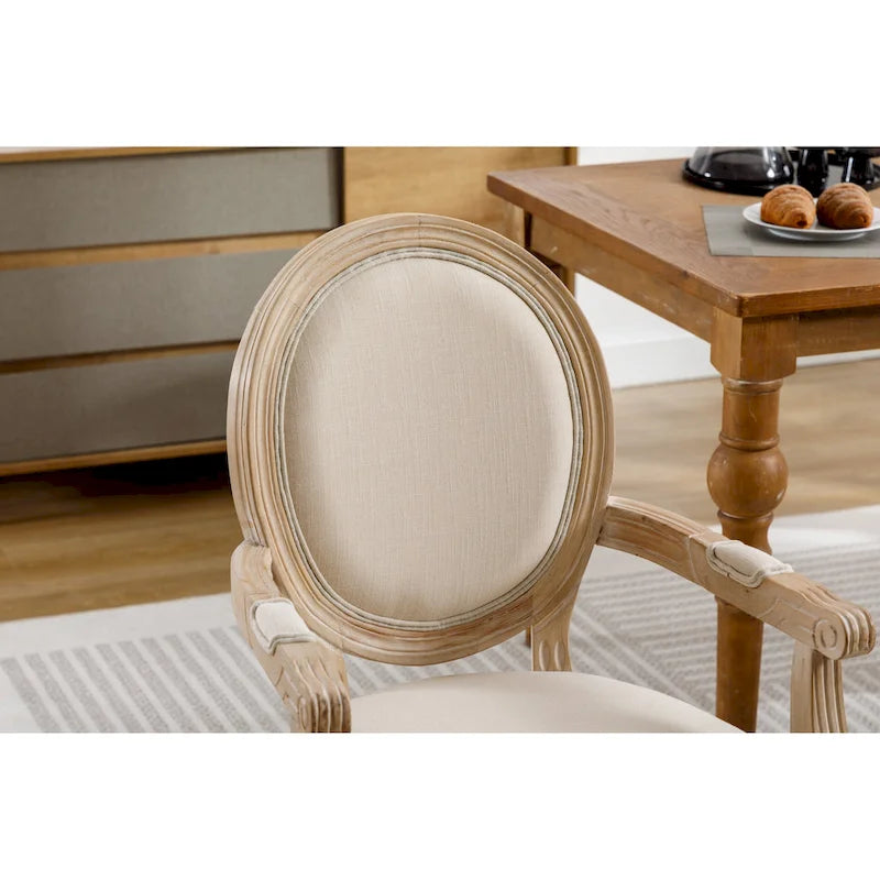 French Style Solid Wood Dining Chair