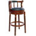 Leather Wooden Bar Stools
