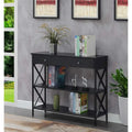 1 Drawer Console Table with Shelves