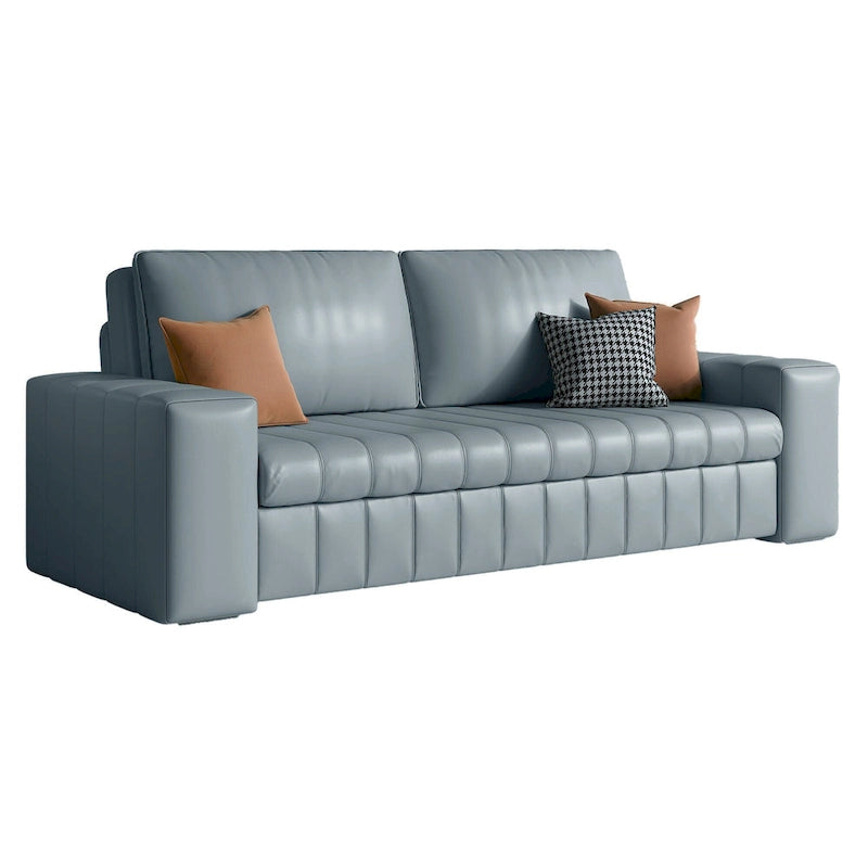 Modern Upholstered Loveseat Sleeper Sofa Bed with Storage