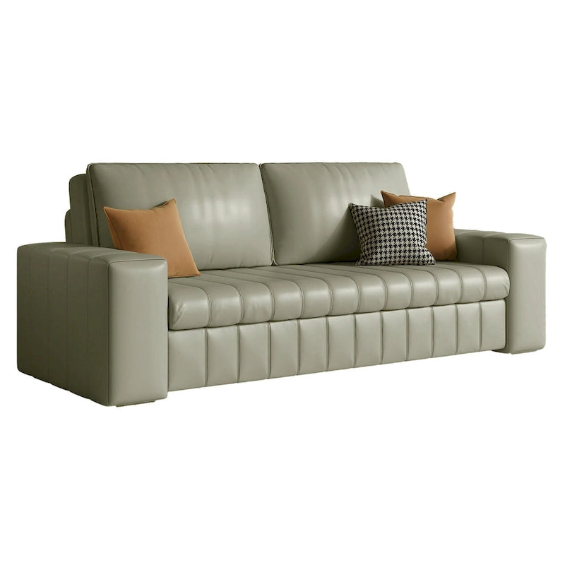 Modern Upholstered Loveseat Sleeper Sofa Bed with Storage