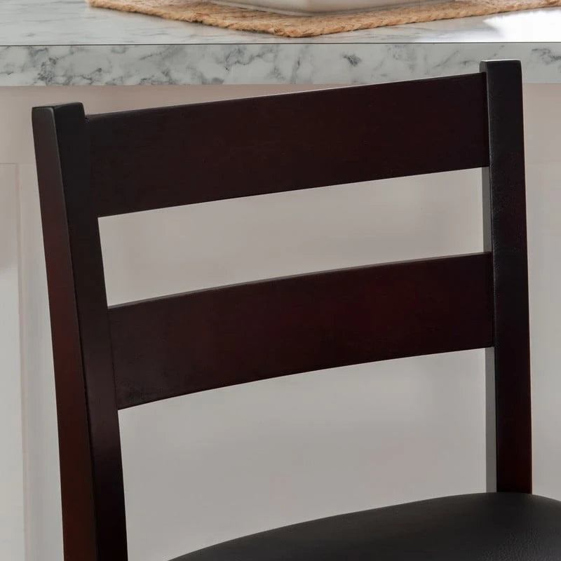 Espresso Wood Counter Stool