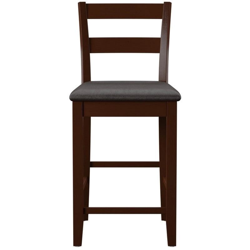Espresso Wood Counter Stool