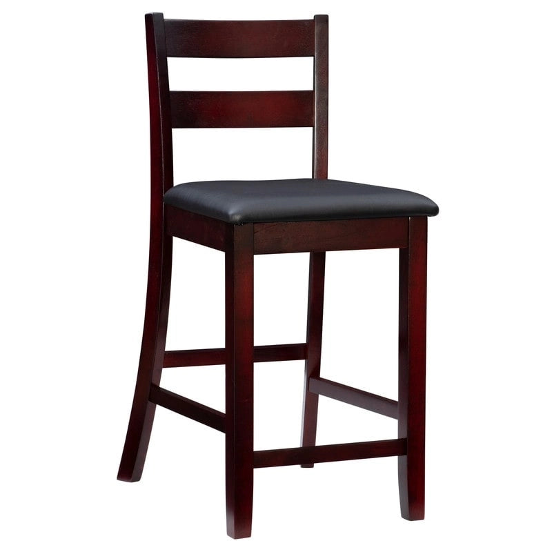 Espresso Wood Counter Stool