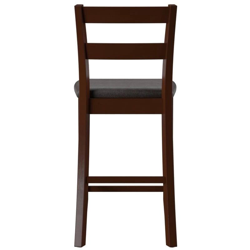 Espresso Wood Counter Stool