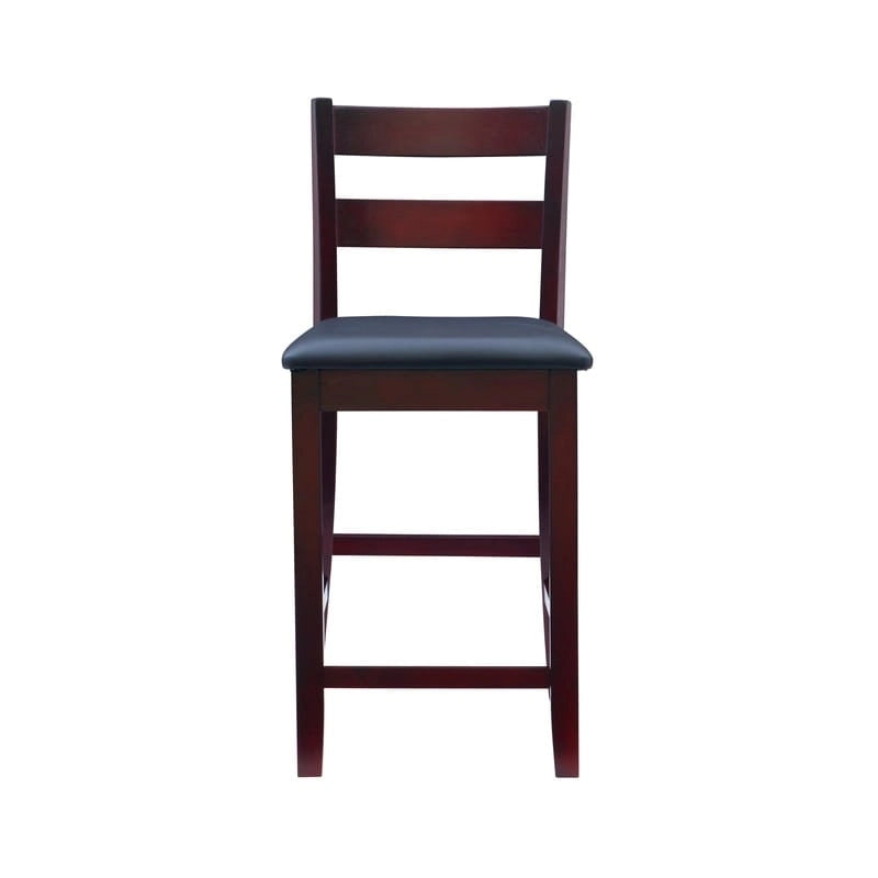 Espresso Wood Counter Stool