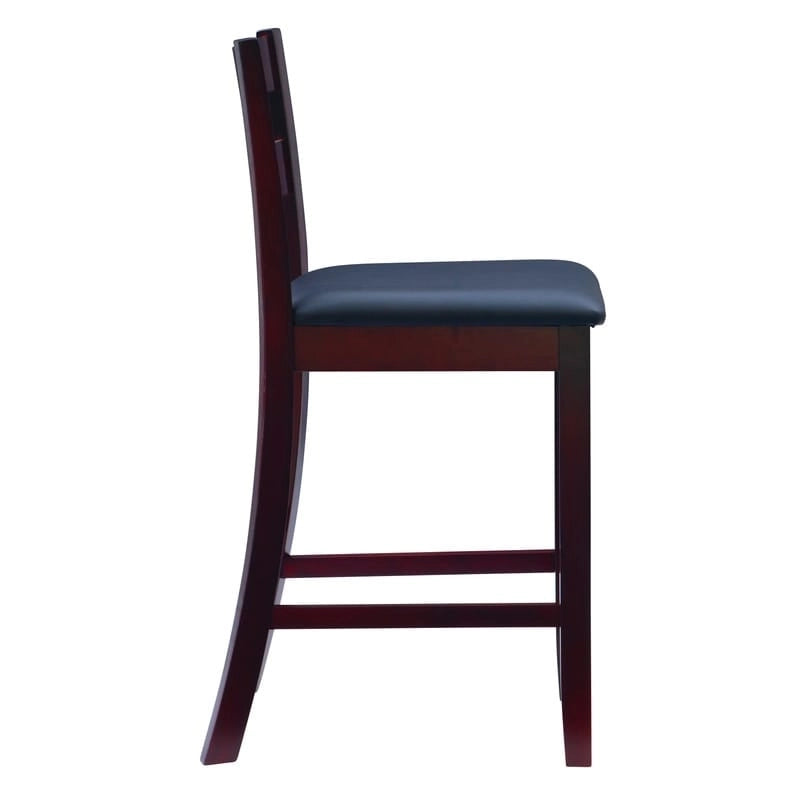 Espresso Wood Counter Stool