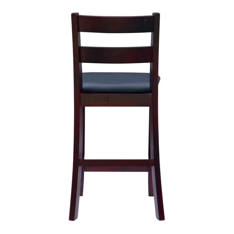 Espresso Wood Counter Stool