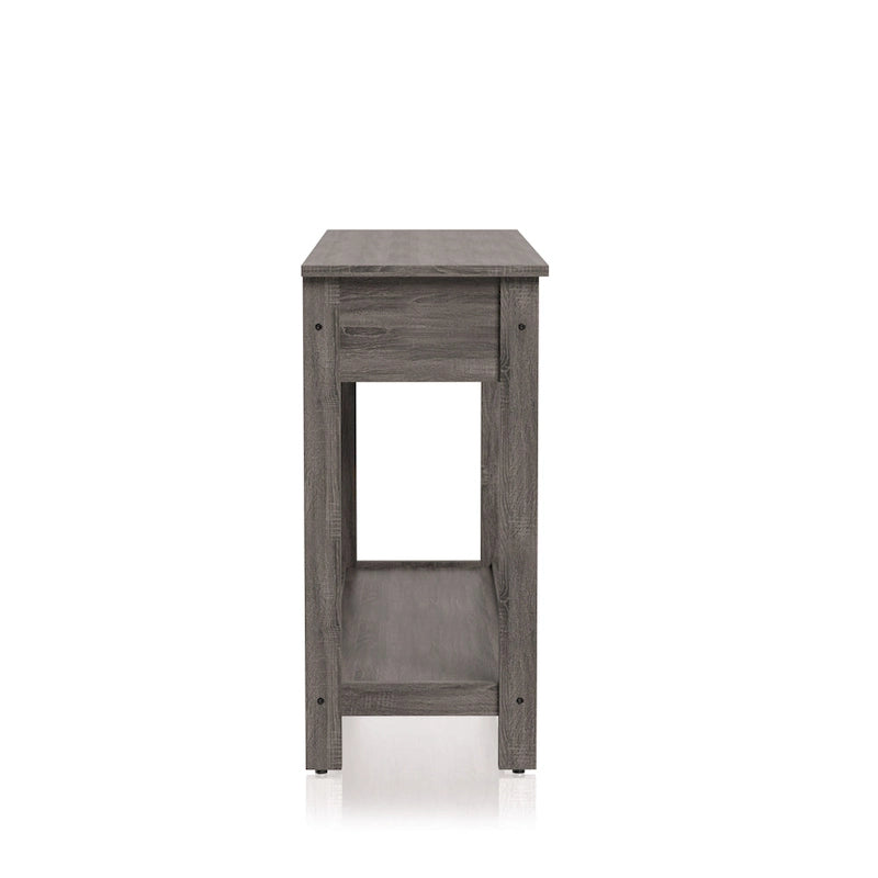 Rustic Grey 43-inch Wood 1-Shelf Sofa Table