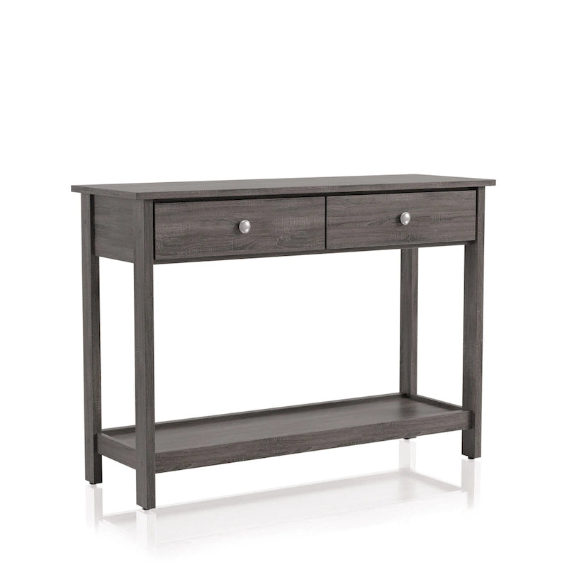 Rustic Grey 43-inch Wood 1-Shelf Sofa Table