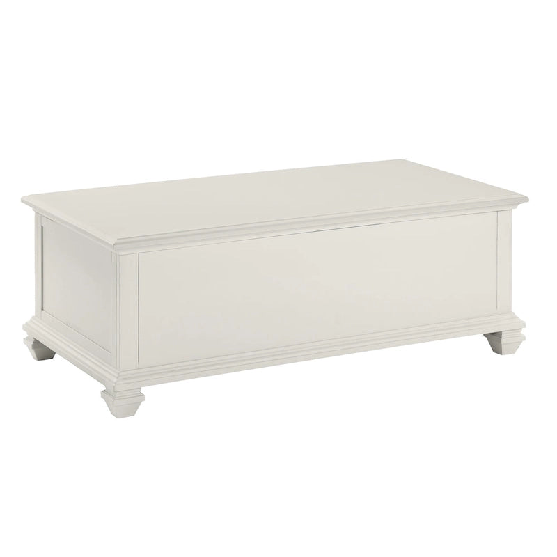 Castana Modern Farmhouse Soft White Lift-top Coffee Table