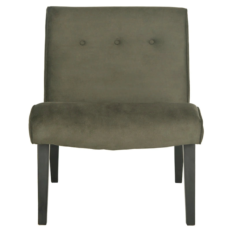 Mid-Century Forest Green Chair - 25.2 x 29.9 x 30.7 - 25Wx30Dx31H