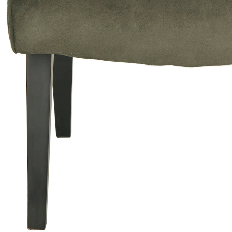 Mid-Century Forest Green Chair - 25.2 x 29.9 x 30.7 - 25Wx30Dx31H
