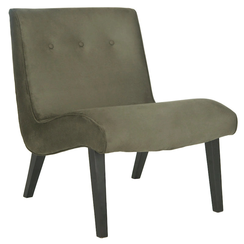 Mid-Century Forest Green Chair - 25.2 x 29.9 x 30.7 - 25Wx30Dx31H