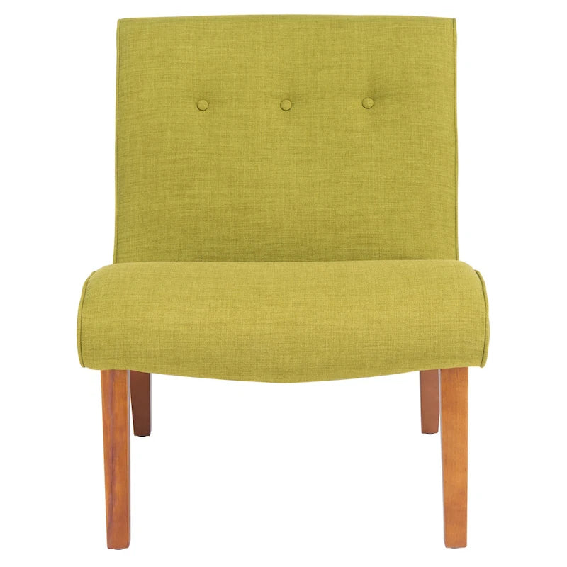 Mid-Century Forest Green Chair - 25.2 x 29.9 x 30.7 - 25Wx30Dx31H
