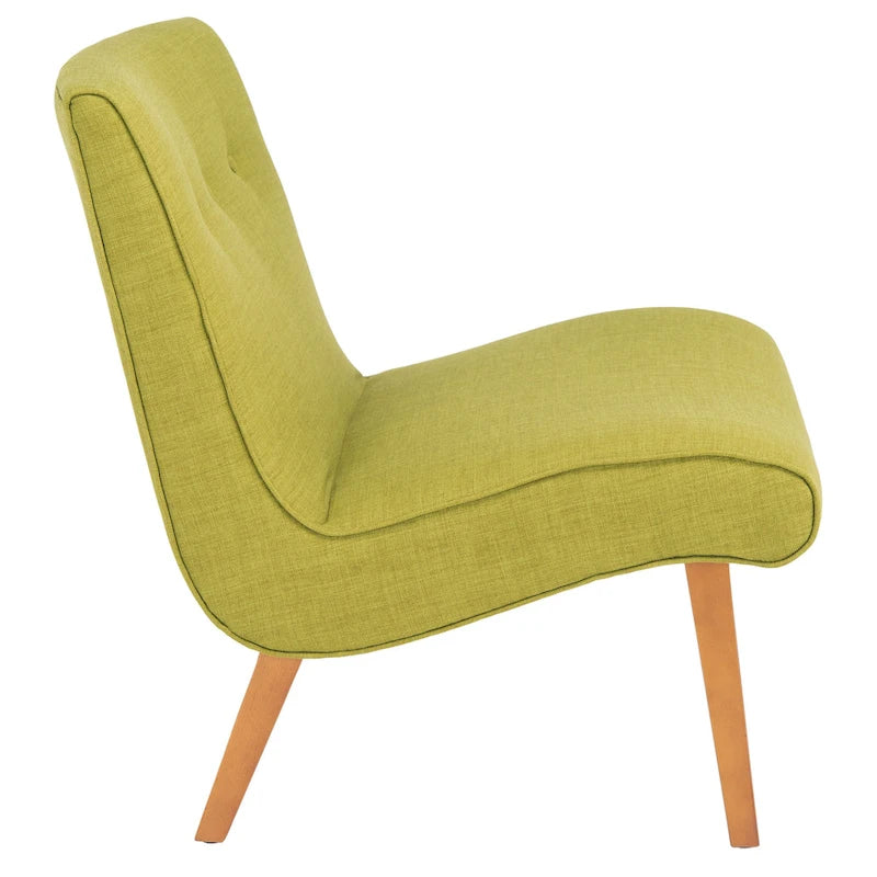 Mid-Century Forest Green Chair - 25.2 x 29.9 x 30.7 - 25Wx30Dx31H