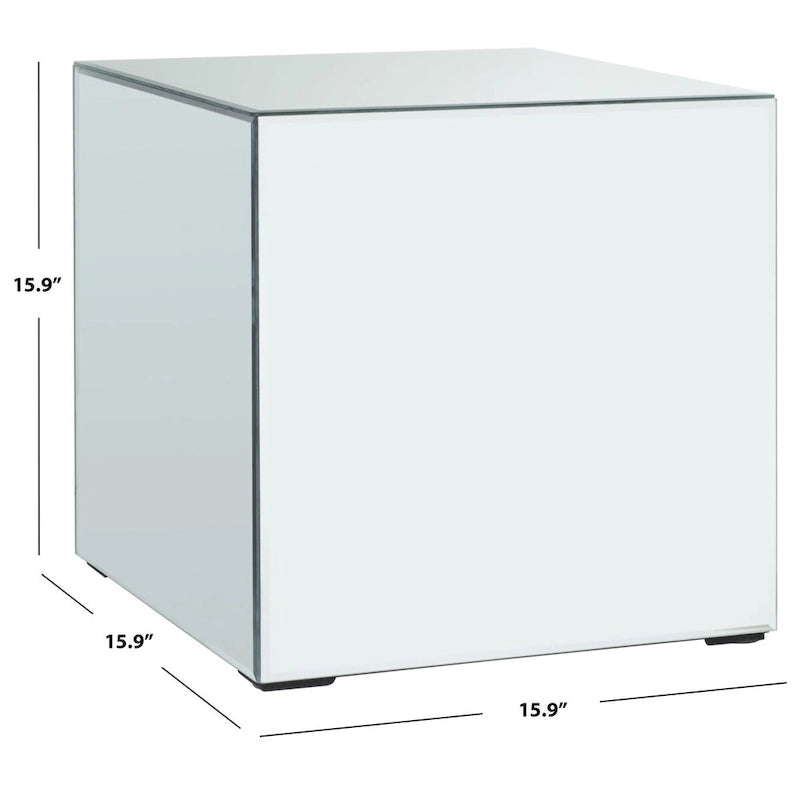Mirrored Accent Table - 16 W x 16 D x 16 H - 16Wx16Dx16H