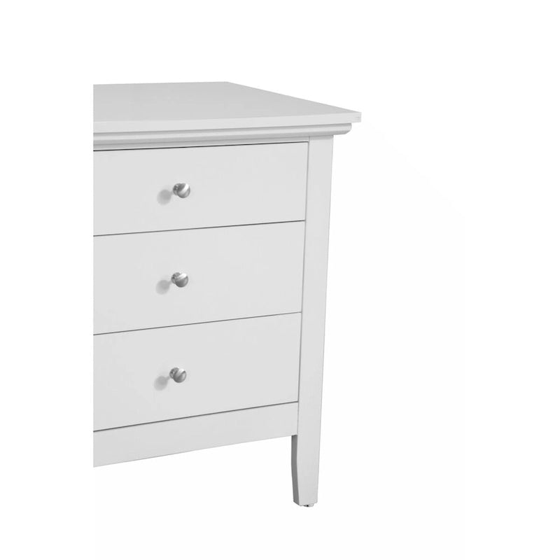 Hammond 3 Drawer Nightstand, White