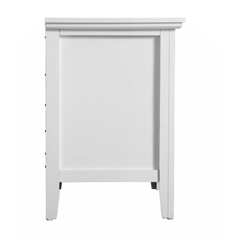 Hammond 3 Drawer Nightstand, White