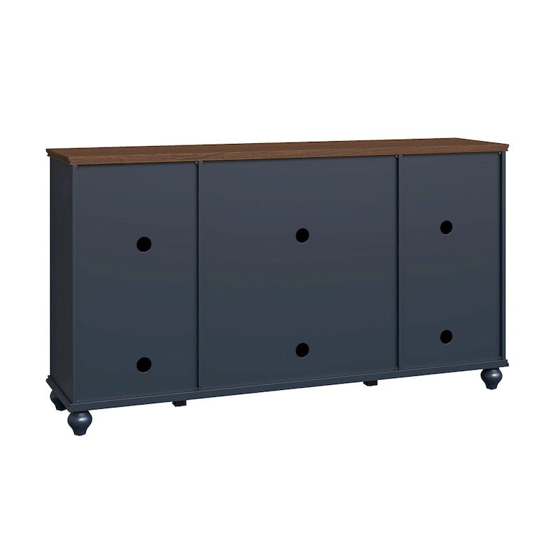 63 Vintage Style Kitchen Accent Buffet Sideboard Cabinet w/ Drawers - 63 in Width