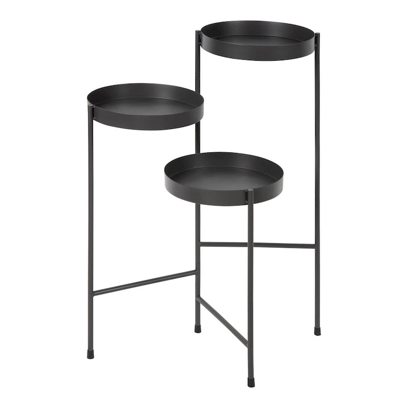 Metal 3-tier Modern Plant Stand - 16x21x30