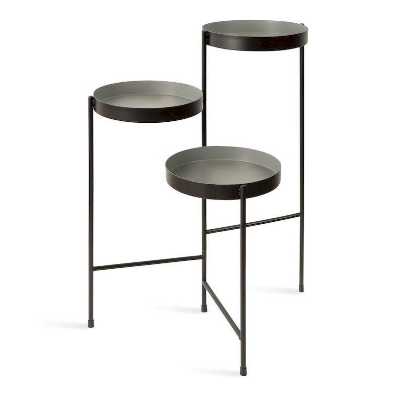 Metal 3-tier Modern Plant Stand - 16x21x30