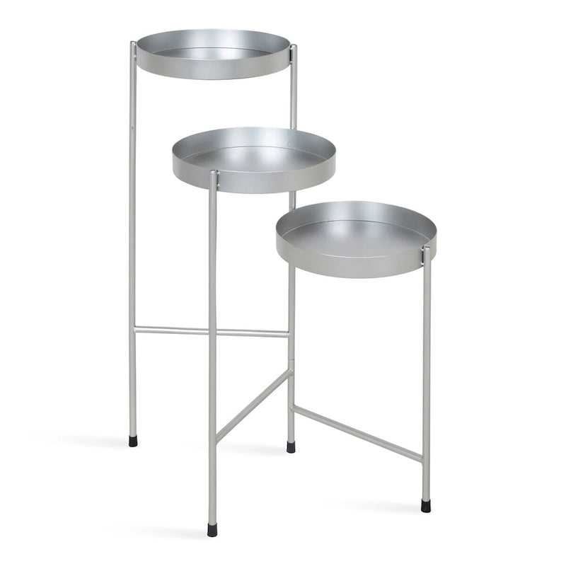Metal 3-tier Modern Plant Stand - 16x21x30